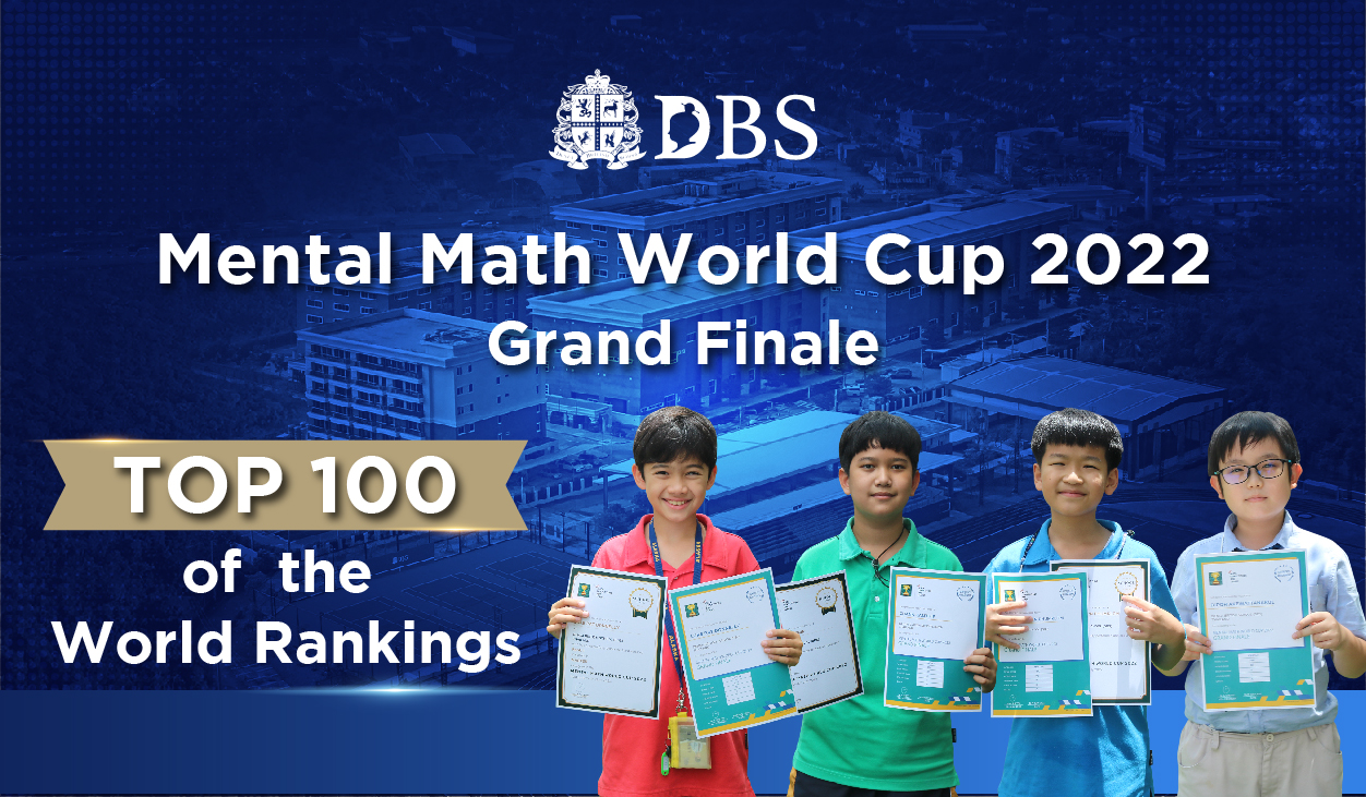 Top 100 of the World Rankings Mental Math World Cup 2022 DBS Denla